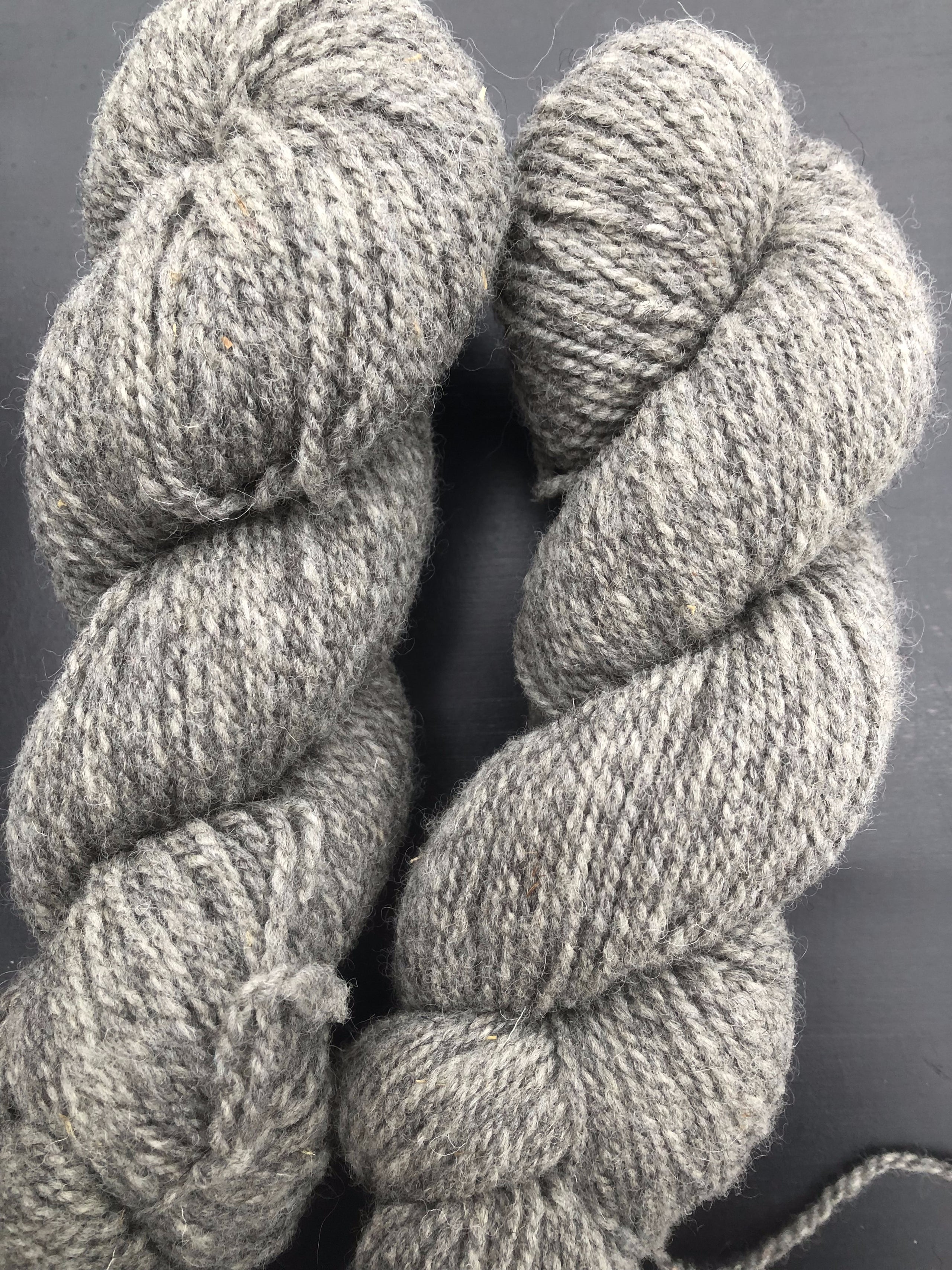 Single-ply Worsted-weight Corriedale Yarn: Prudence & Flurry - Barinaga  Ranch